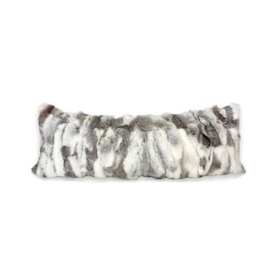 Bedroom Cushion - Rabbit Fur Lumbar 30x90cm