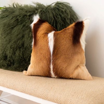 deer skin cusion